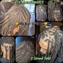 Full Head Loc Extensions Installment