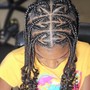 Kid's 2 Feed In Braids