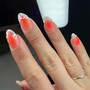 Gel manicure on natural nail + ART