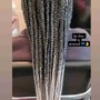 Box Braids/knotless box braids (Small/Medium)