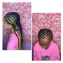 Kids lemonade braids medium