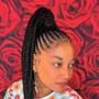 Large Knotless Box Braids