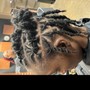 Loc Retwist (medium…above mid back) no style