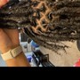 Loc Retwist (medium…above mid back) no style