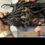 Loc Retwist (short…above shoulders) no style