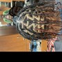 Loc Retwist (short…above shoulders) no style