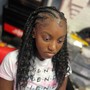 Kid Medium Knotless Braids