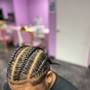 2 Feed In Braids