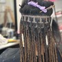 Add Human Hair Goddess (bohemian) Curls to style (Partial, no curls at ends)