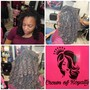 Perm Rods locs curls wash & set