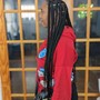 Box Braids medium midback