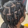 Mens box braids