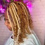 Box Braids (medium  )Mohawk style