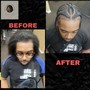 Locs retwist-full service; shampoo& style,Line Up, Mustache Trim, Beard Trim