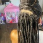 Small Knee length Box Braids $310