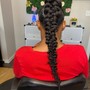 Braid down prep