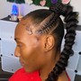 Braid down prep