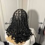 Extra Small Knotless Braids