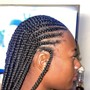 Extra small  knotless/ box Braids