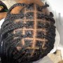 Medium knotless Braids