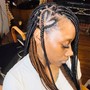 Adult Braided Ponytail Small braids