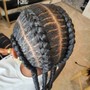 Ponytail Cornrows