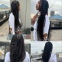 Goddess Braids (human wavy ends)