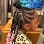 Half Up/ Half Down Braids