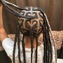 Half Up/ Half Down Braids