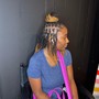 Simple men or female braids no hair added