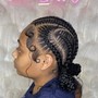 Medium Knotless Braids (Age 5-10)