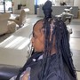 Large Knotless Box Braids