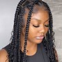 Med Knotless Braid Touch-Up (Front)