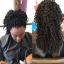 Med Knotless Braid Touch-Up (Front)