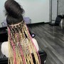 Small knotless braids