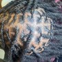 Double strands for persons with more than 100 locs