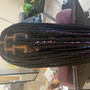 French Curl Knotless Braids