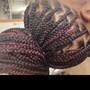 Natural Hair Twists (No Hair Added) Shaved Head