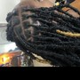 Natural Hair Twists (No Hair Added) Shaved Head