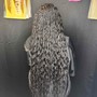 Medium Boho Knotless Braids w/ Human hair