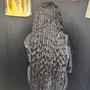 Medium Boho Knotless Braids w/ Human hair