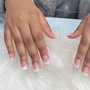 Regular tips with gel French