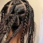 Natural Hair Individual Braids