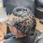 Flat twist cornrows