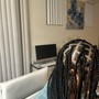 18” Soft locs (brastrap/upper back)