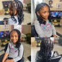 Kid's Knotless Med. Braids