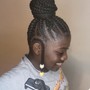 Stitch ponytail braids