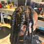 2 feed in  braids