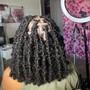 Full curls (synthetic boho locs)