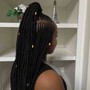 Straight back Cornrows